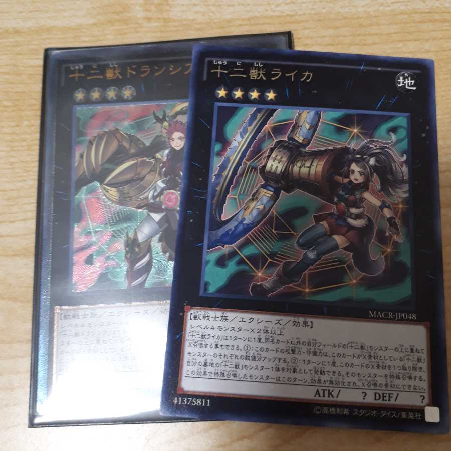 十二獣ドランシア アルティメットレア傷あり ライカ付き