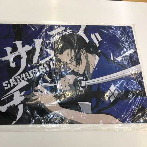 【新品未開封】サムライチャンプルー ラバープレイマット③サイズ:60×35cm