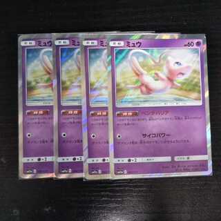 a6 ミュウ ミラー ベンチバリア 4枚セット トレトレ ポケモン