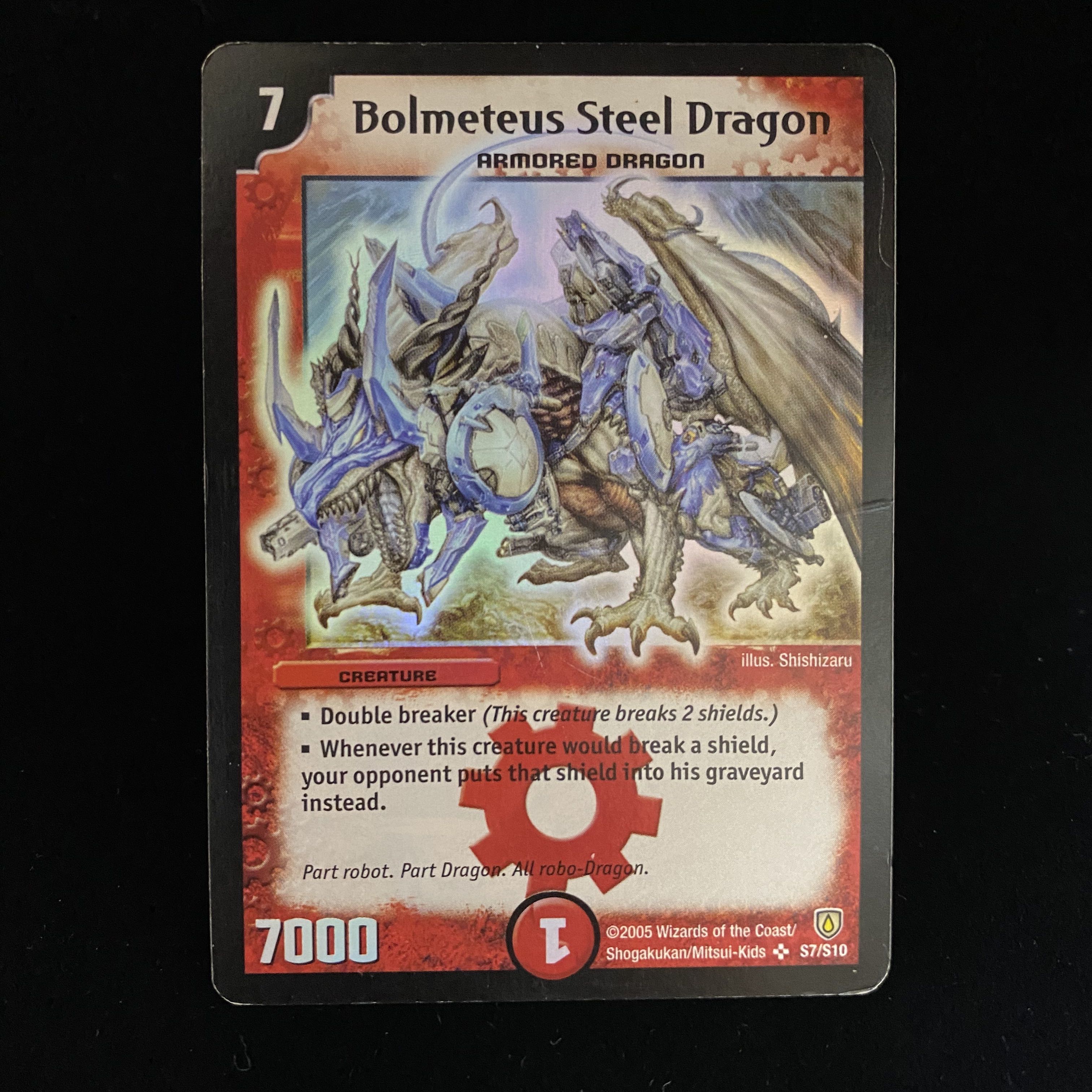 Good except for wrinkles English Bolmeteus Steel Dragon SR