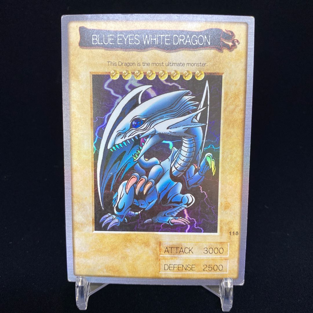 Bandai version Blue-Eyes White Dragon English description