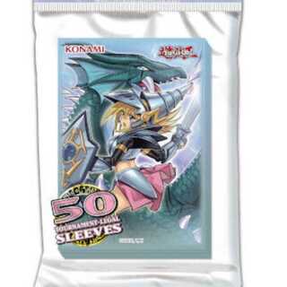 遊戯王カード 英語版 竜騎士ブラマジガール  スリーブ新品未開封２個セット 1枚