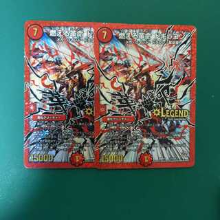 燃える革命 ドギラゴン 文字シク 2枚セット 2枚の通販 風来の白虎