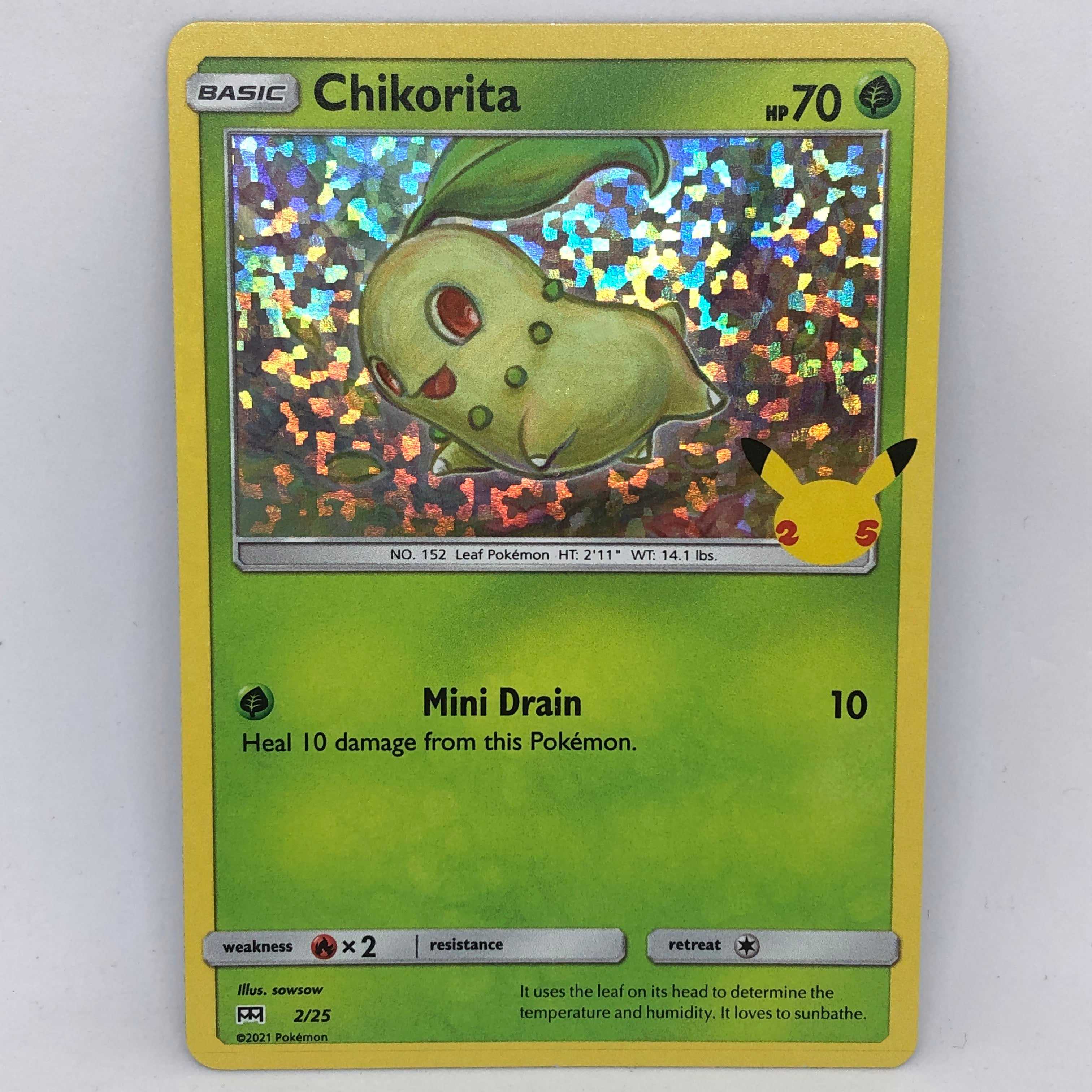 ポケモンカード 海外 マクドナルド限定 チコリータ ホロ 25周年 プロモ 英語の通販 ワールドカード 海外カード取扱 Magi トレカ専用フリマアプリ