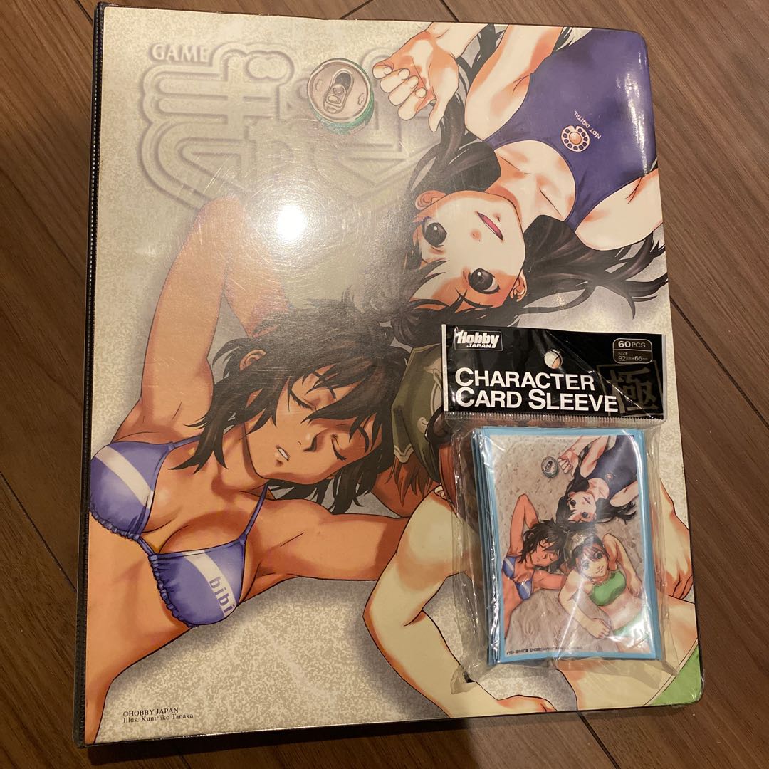 ゲームぎゃざの中古カードアルバムと未開封スリーブ