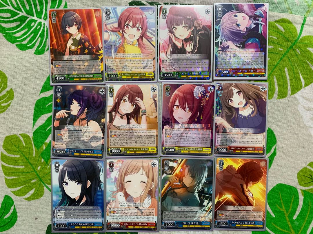 Weiss Schwarz Shiny Colors RR, 1 set of all types