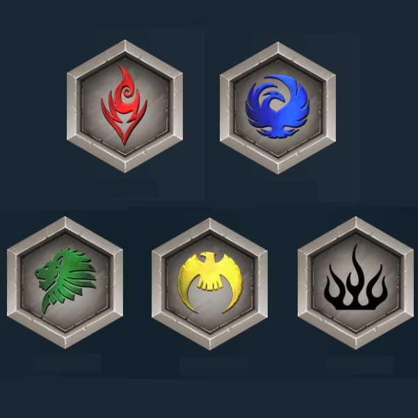 5種セット ギルドストック(シルバー)