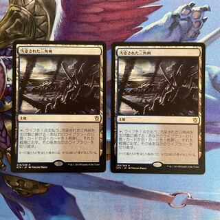 MTG 汚染された三角州  日本語  2枚
