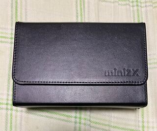 mini2x deck case leather style mini2