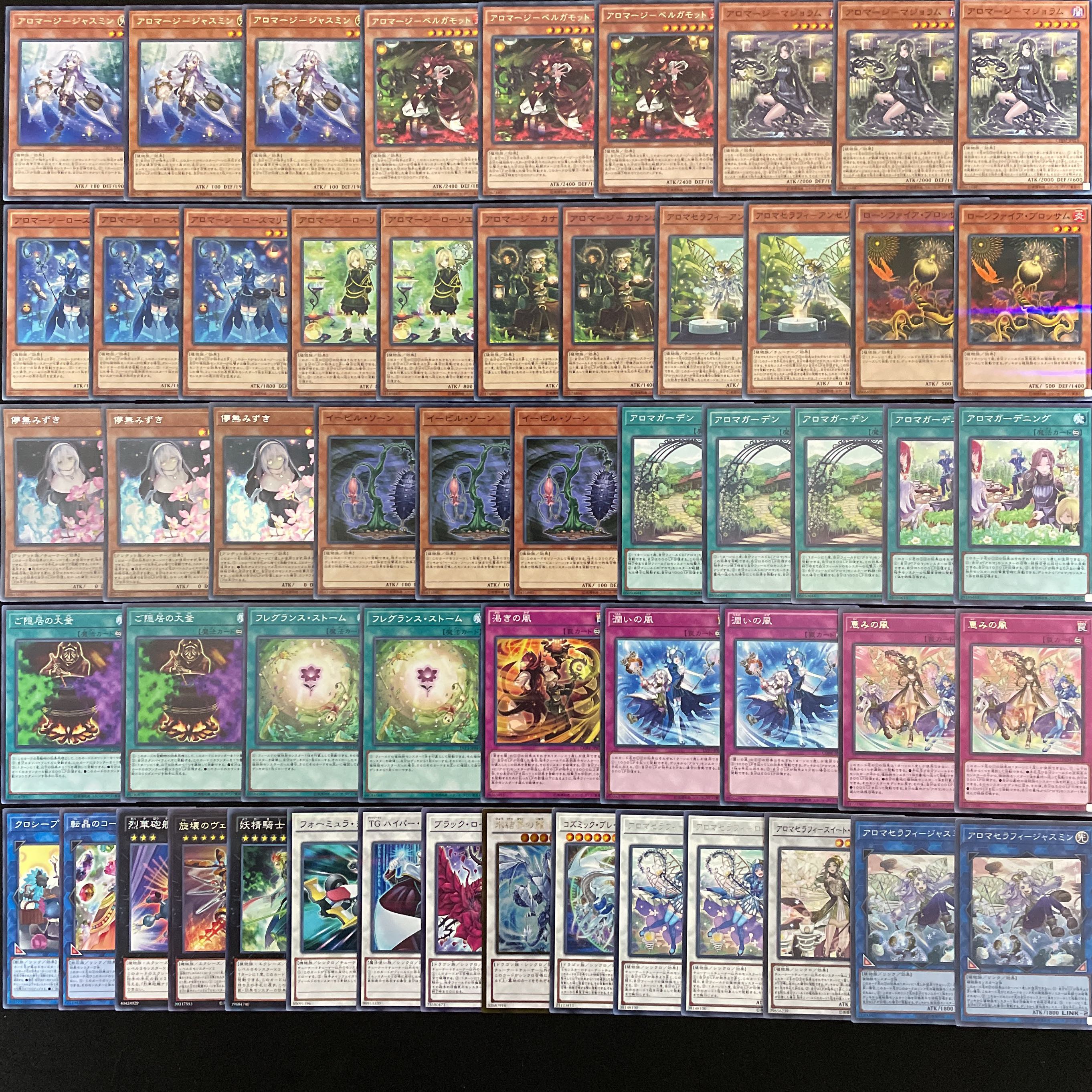 遊戯王 No.439 アロマ デッキ 40枚+15枚 イービル ソーン