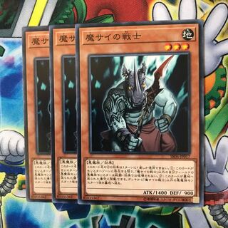 魔サイの戦士 3枚