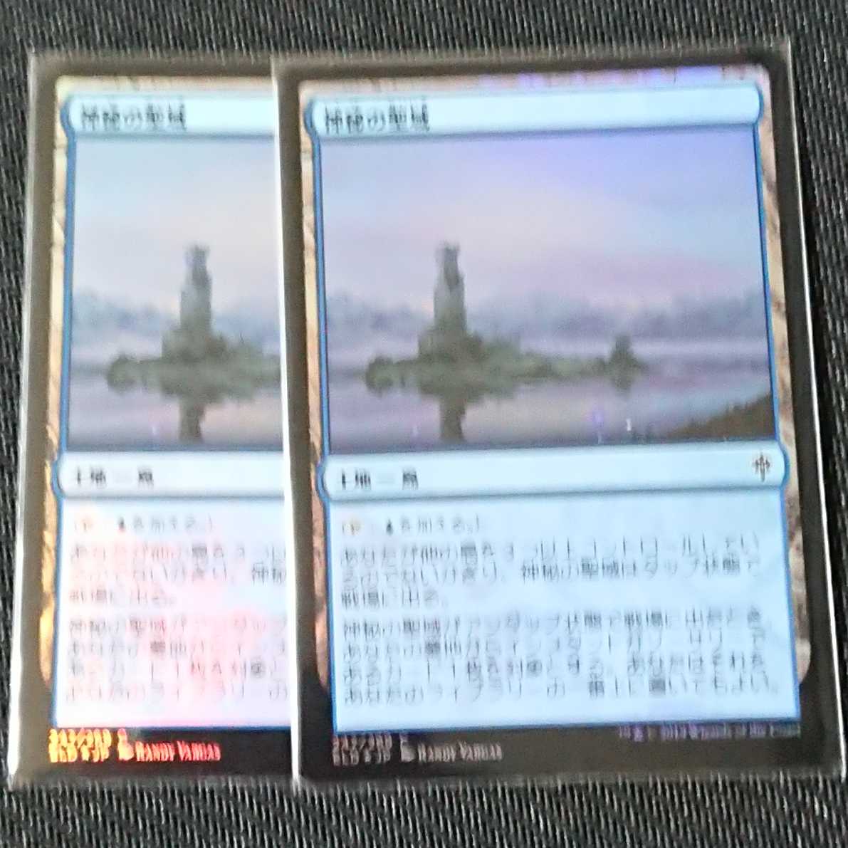 【MTG】神秘の聖域foil 2枚セット