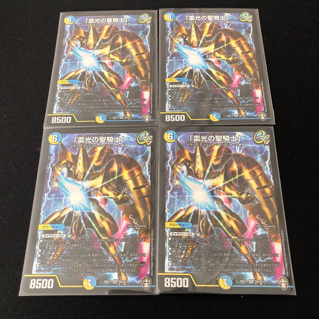 "Holy knight of lightning."