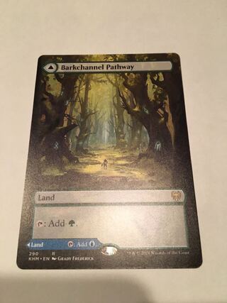 樹皮路の小道　拡張　英語