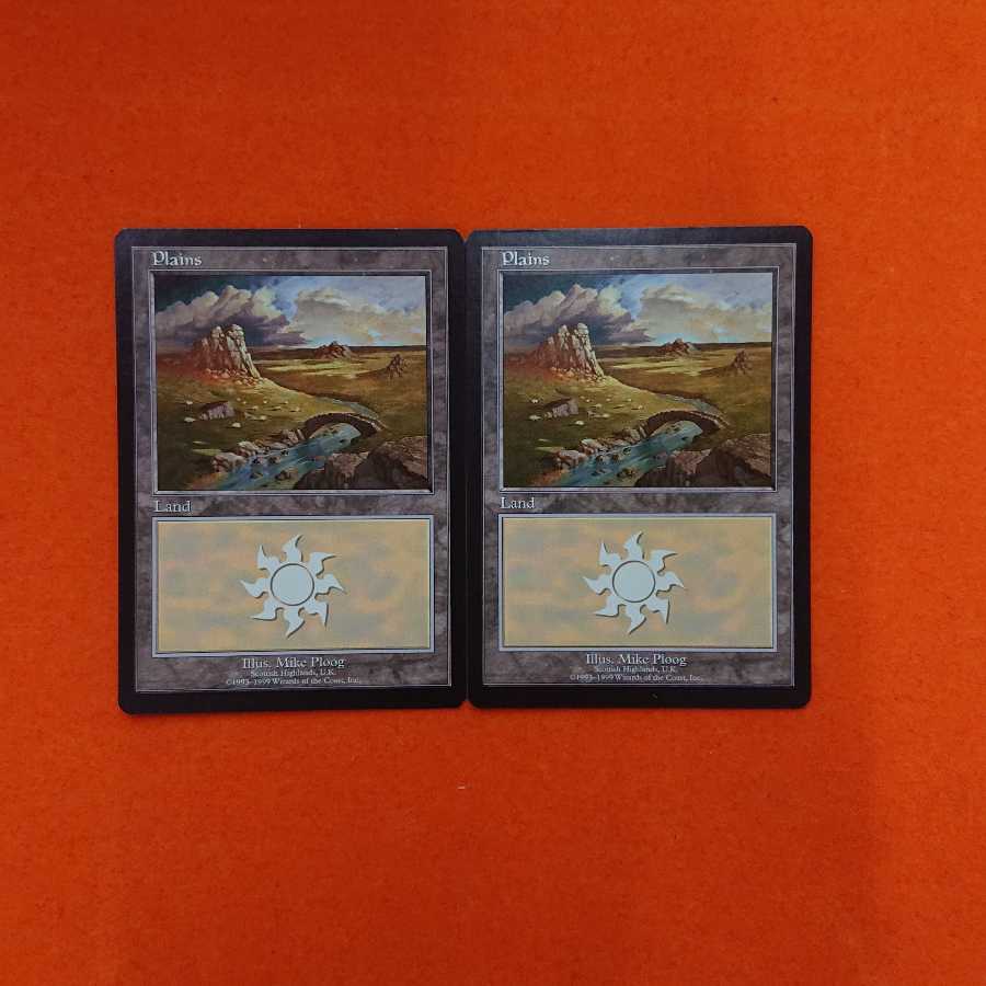 MTG Plains Euro 1 Set of 2