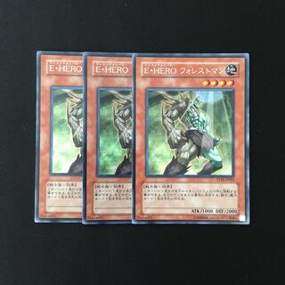 i86 E・HERO フォレストマン シークレットレア 3枚 遊戯王 トレトレ