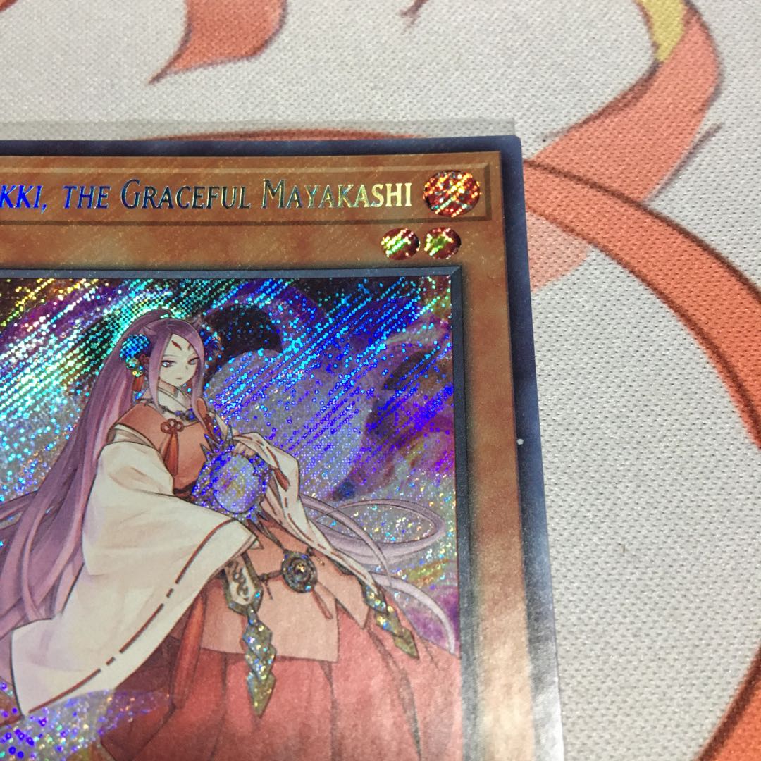 英語 麗の魔妖-妲姫 シークレット 1st 裏面傷有り