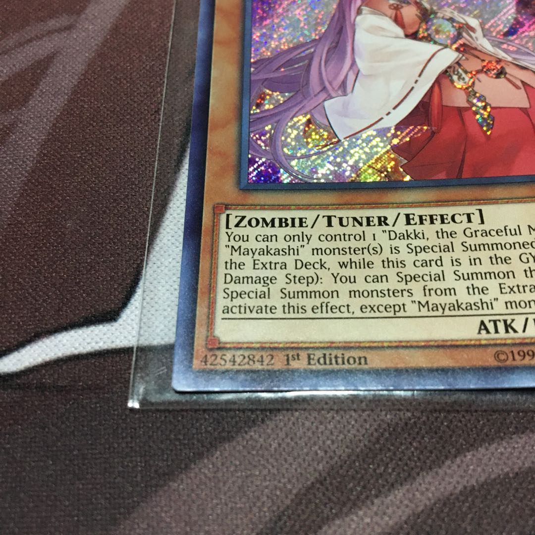 英語 麗の魔妖-妲姫 シークレット 1st 裏面傷有り