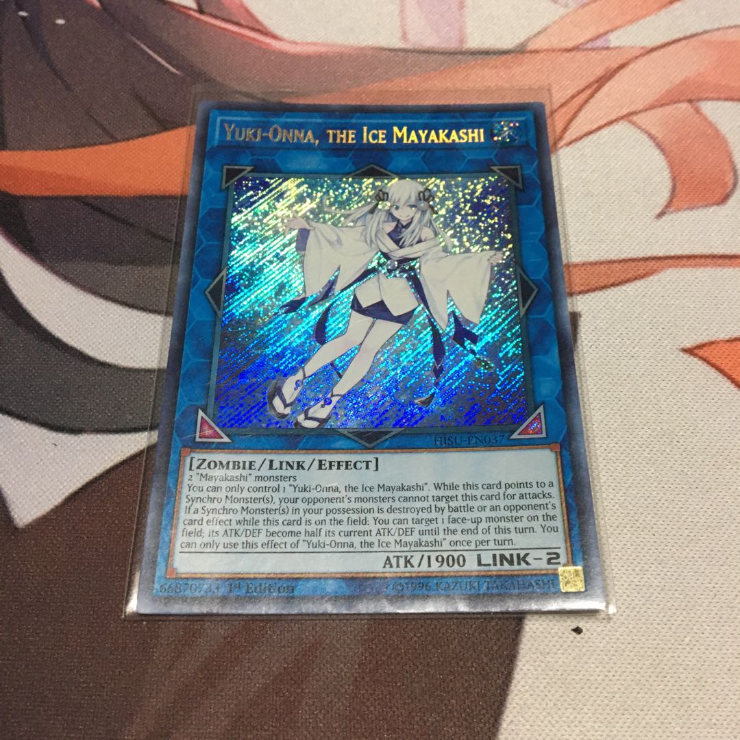 英語 氷の魔妖-雪女 シークレット 裏面傷有り