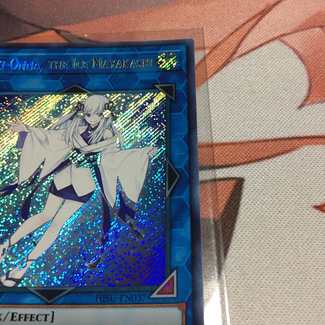 英語 氷の魔妖-雪女 シークレット 裏面傷有り