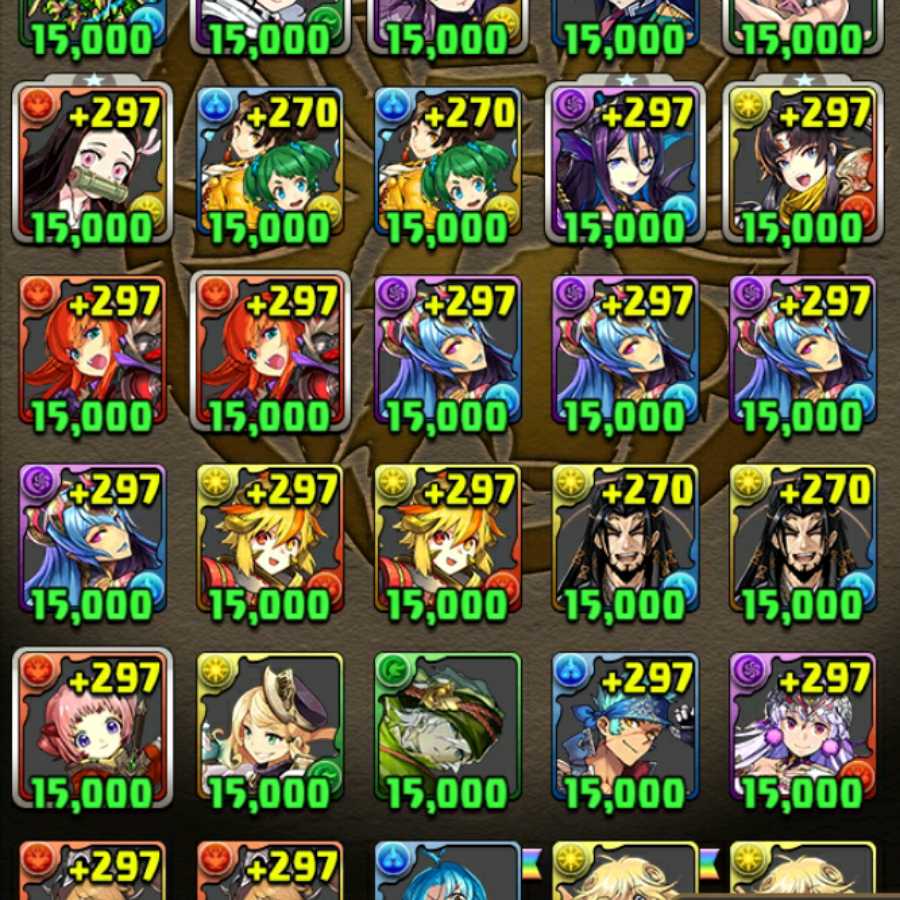 Pazudora 730 stones, many strong characters