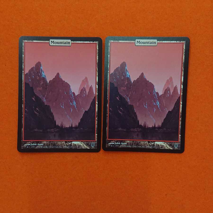 MTG2 Mountain Unhinged 2-card set