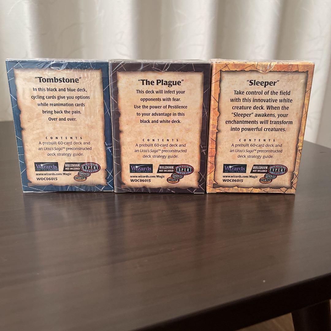 未開封 MTG ウルザズサーガ英語版 3種セット