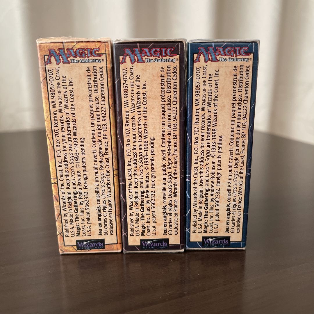 未開封 MTG ウルザズサーガ英語版 3種セット