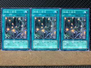 【ぽぽたん】遊戯王 7145 蜘蛛の領域 3枚 ノーマル