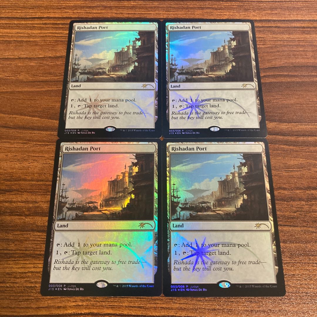 【foil】リシャーダの港　ジャッジ褒賞　4枚セット