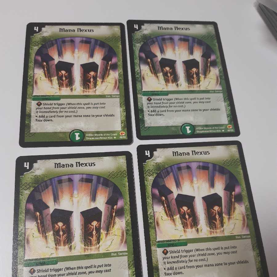 深緑の魔方陣 4枚 英語版