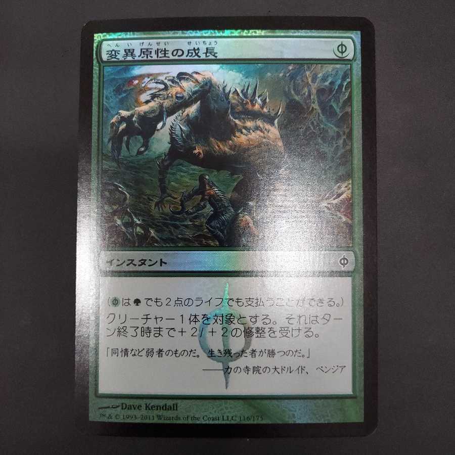 foil　変異原性の成長　日本語　１枚