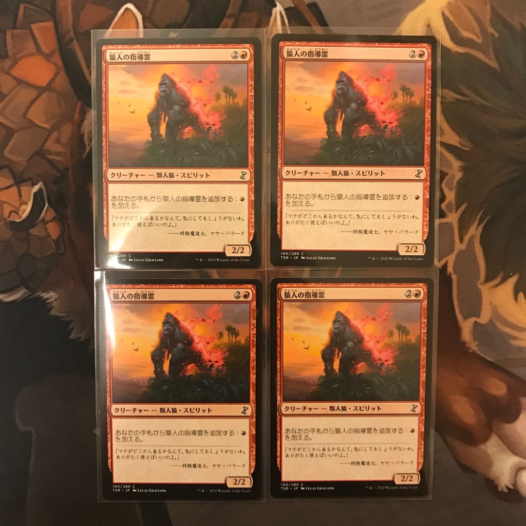 猿人の指導霊 4枚セット