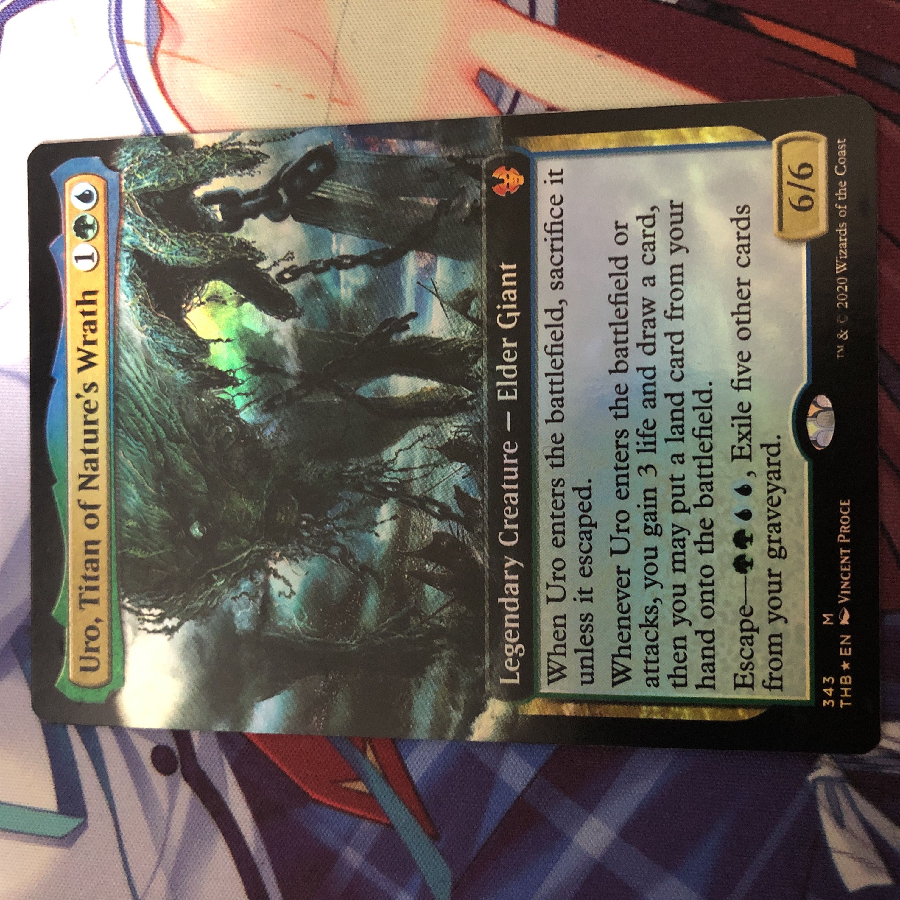 【専用】MTG 自然の怒りのタイタン、ウーロ 拡張版英語foil ②