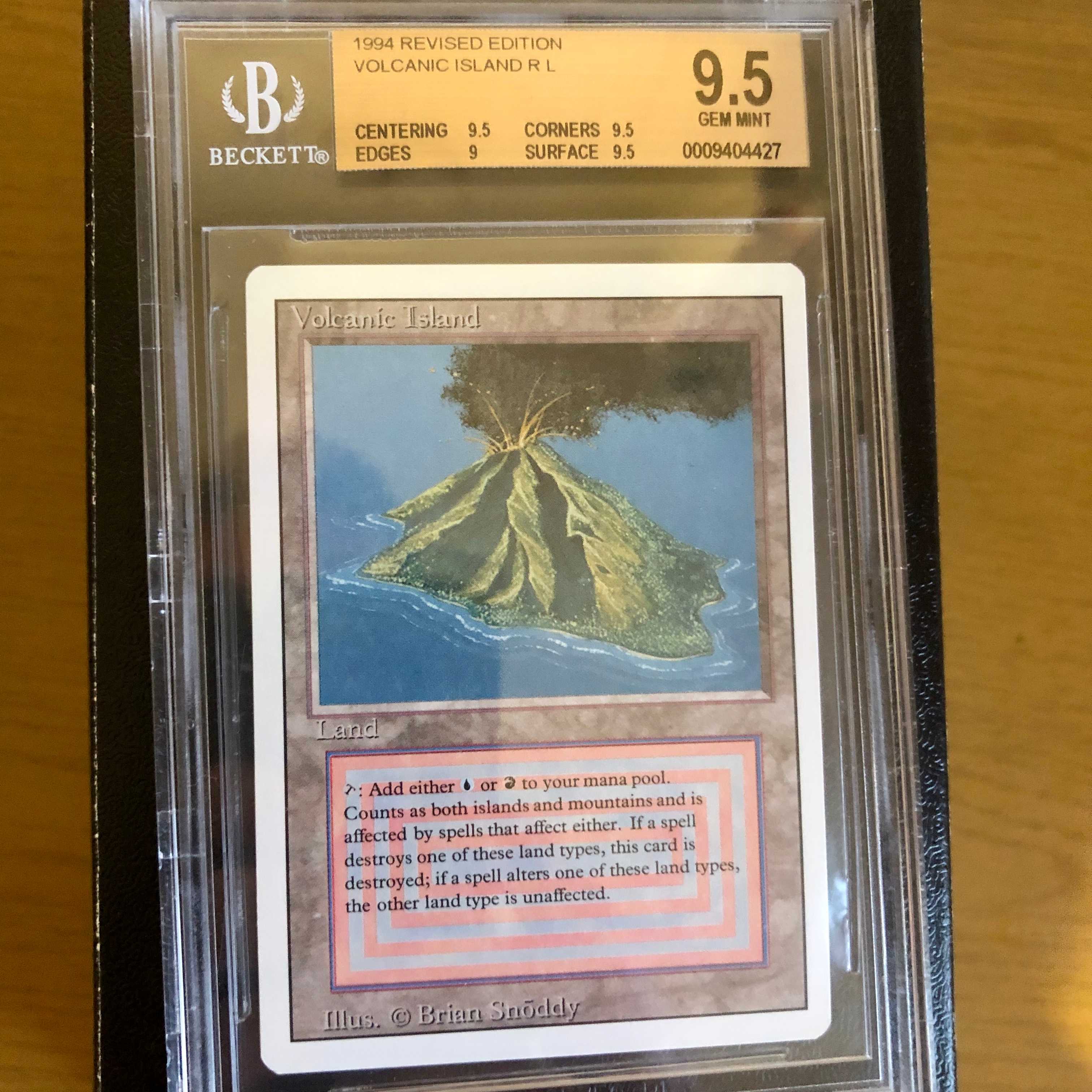 BGS 9.5 Revised Volcanic Island GEM