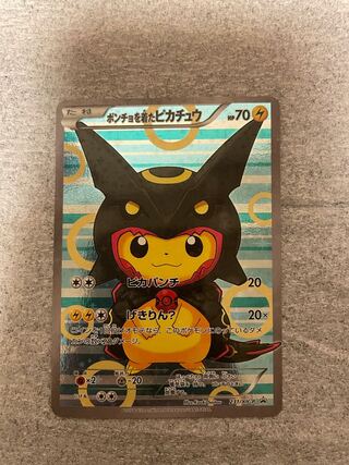 ポンチョを着たピカチュウ 1枚