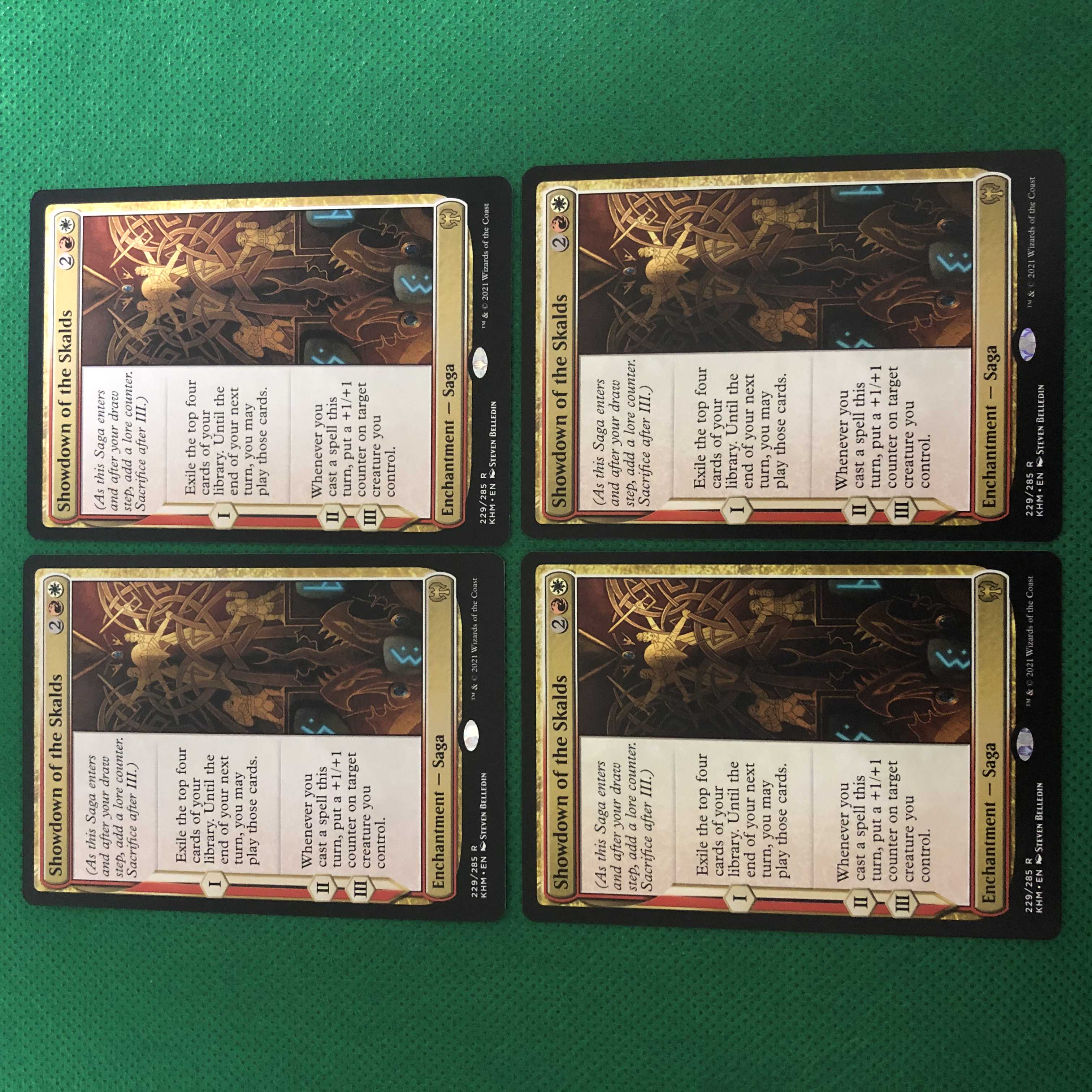 Showdown of the Skalds English edition 4 copies