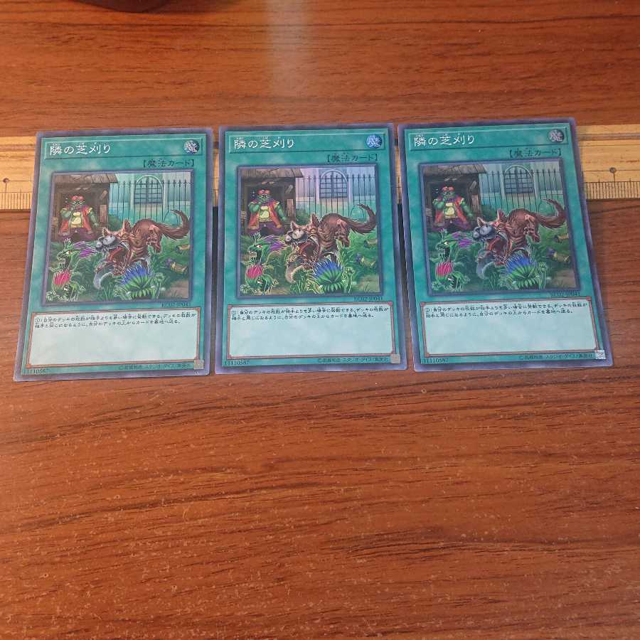 隣の芝刈り スーパーレア 3枚