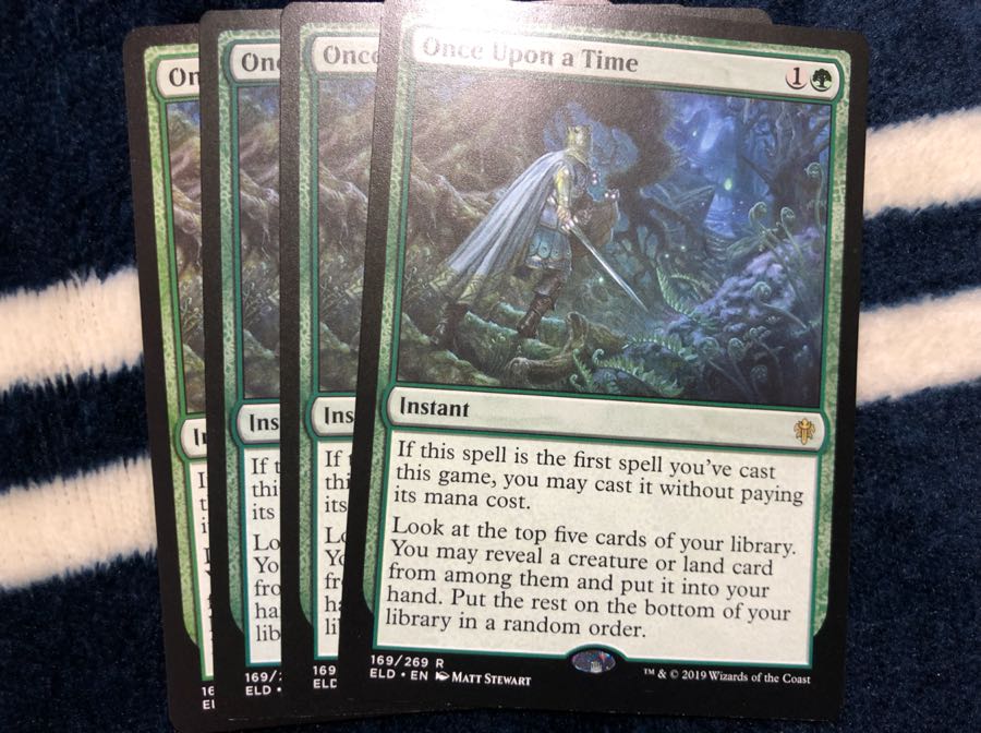 mtg むかしむかし 4枚セット