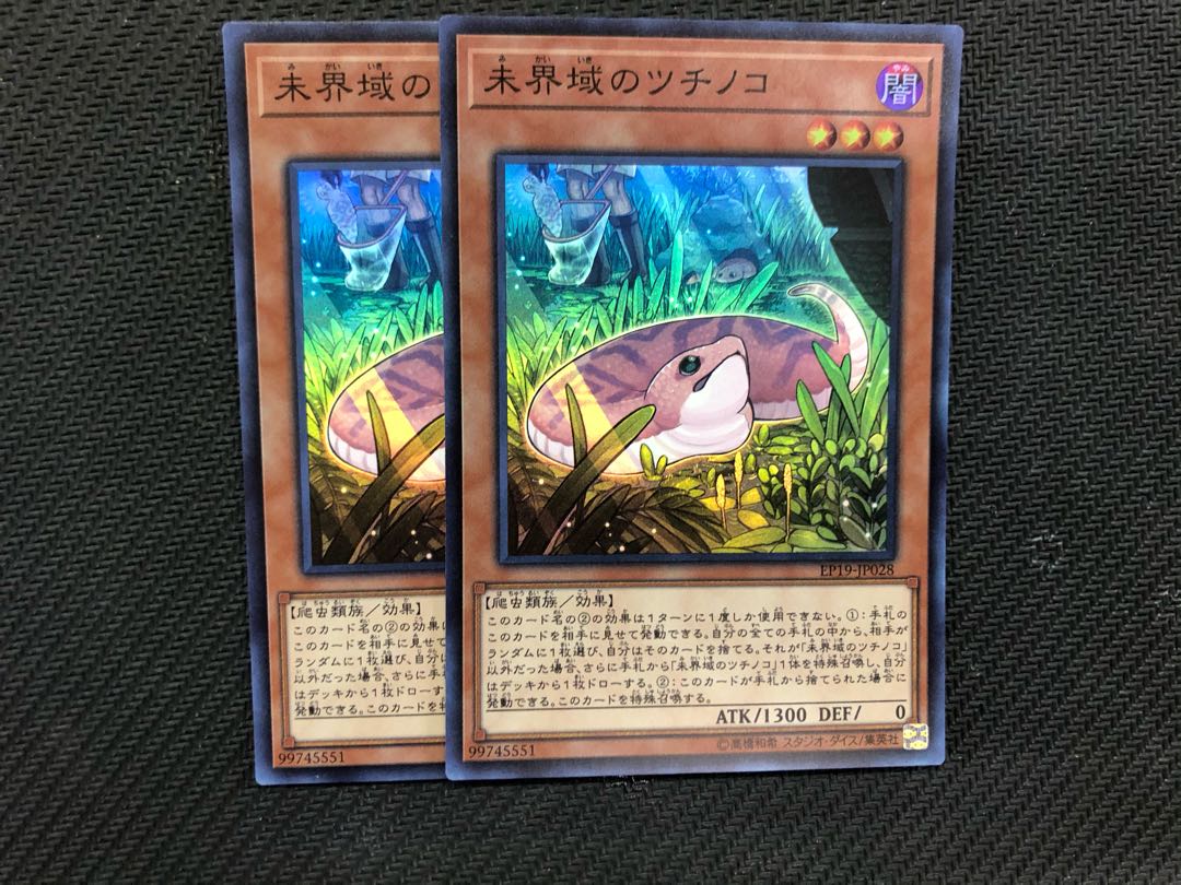 遊戯王 未界域のツチノコ スーパー 2枚