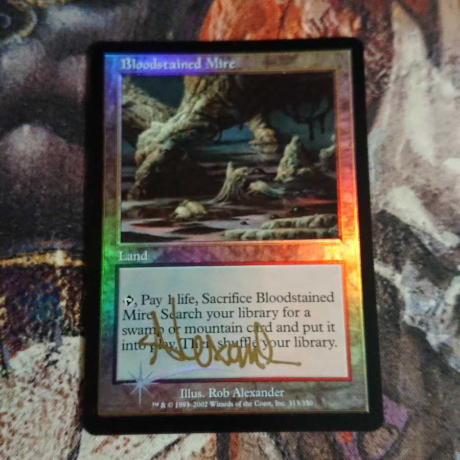 血染めのぬかるみ 日英 FOIL 継ぎなし