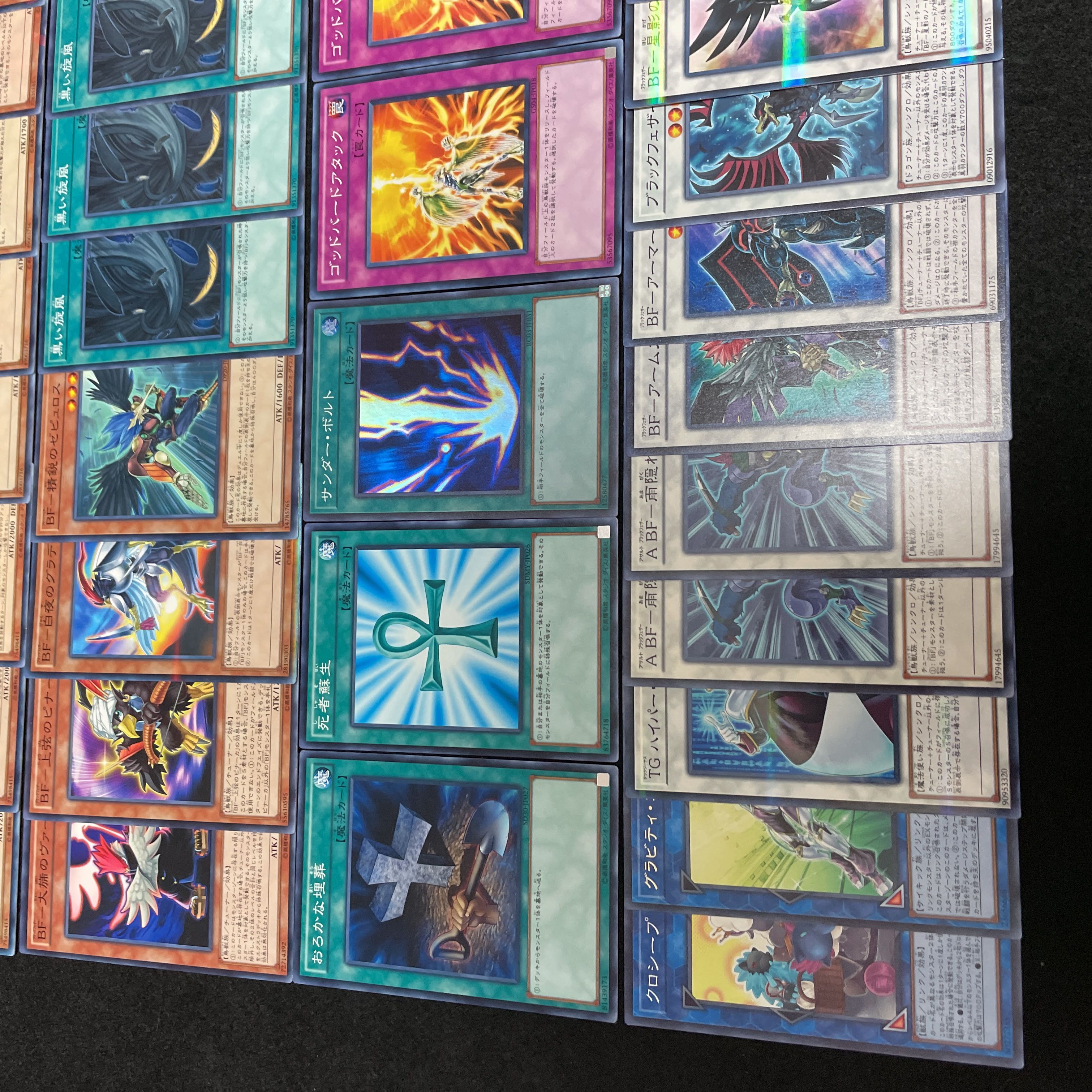 遊戯王 - BFデッキ 遊戯王 No.443 旋風 BF デッキ40枚+15枚 玄翼竜 ブラック