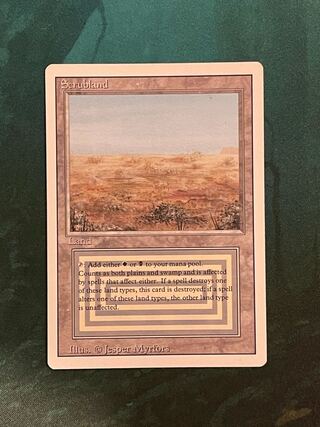 MTG　Scrubland　他言語　デュアルランド MTG】Scrubland デュアルランド