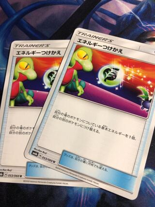 ポケモンカードエネルギーつけかえ2枚