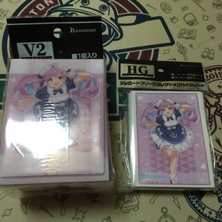 新品未開封！　ホロライブ　湊あくあ　デッキケース＆スリーブ　セット 1枚