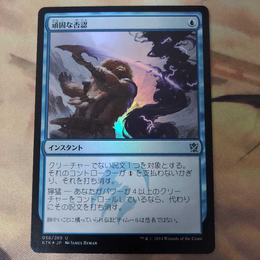 foil　頑固な否認 日本語　１枚