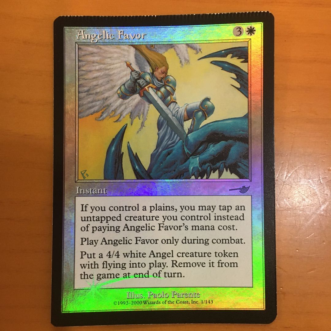 【Foil エラーカード】天使の好意(ULG EN)