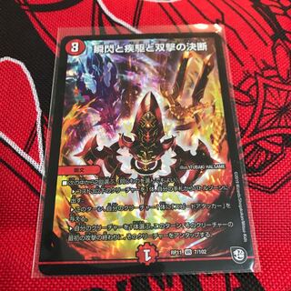 瞬閃と疾駆と双撃の決断