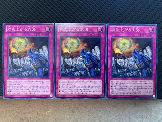 【ぽぽたん】遊戯王 5149 燃え上がる大海 3枚 ノーマル