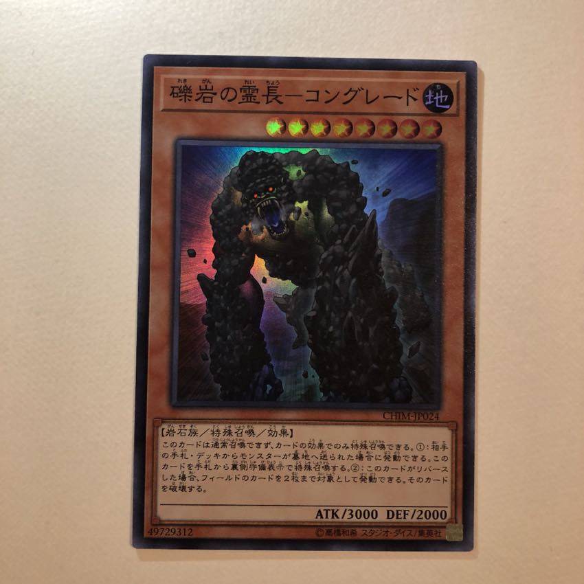 礫岩の霊長コングレード SR 美品